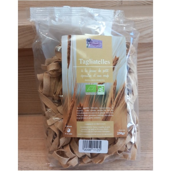 Tagliatelles Petit Epeautre Bio 250g